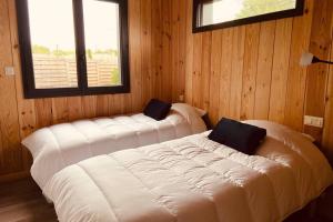 Chalets CHALET MONTANA - AU COTTAGE DU MEDOC - Proche de BORDEAUX : photos des chambres