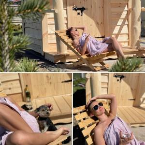 Domek z basenem na Mazurach