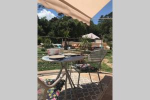 Appartements Logement attenant a une villa T2 avec terrasse . : photos des chambres