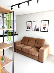 One 360 - Design Industrial - Ap para casais e família - 2 quartos com ar