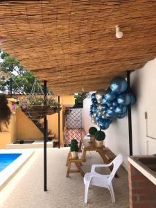 CABAÑA LAS MARIAS, Climatizada, Piscina y BBQ