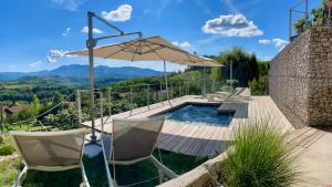 Suites & Balnéo chez l habitant - Vue panoramique sur le Vercors