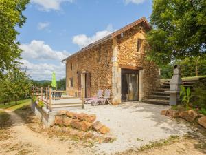 Stone holiday home in Saint Cernin de l Herm with pool