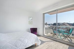 Appartements Appartement pour 4 personnes avec vue sur la marina de Pornichet : photos des chambres