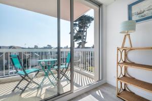 Appartements Appartement pour 4 personnes avec vue sur la marina de Pornichet : photos des chambres