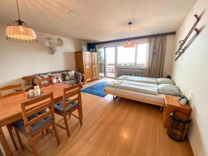 Studio Apartment Alpine Lodge (36m2) - Bettmeralp - Ski inout - South facing, overlooking the Alps