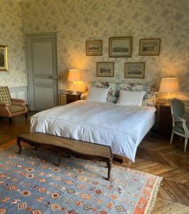 B&B / Chambres d'hotes Chateau de Bostz : Chambre Double - Vue sur Jardin