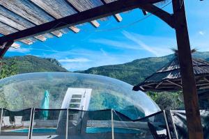 Havre de paix avec piscine chauffée & vue montagne