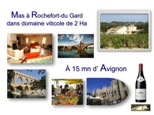 Maisons de vacances Superbe 2 pieces tres confortables meuble 50 m2 terrasse, parking prive, jardin, Pont du Gard 10mn #6 : photos des chambres