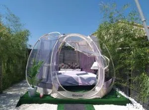Hébergement insolite avec Bungalow tout confort, bulle atypique et spa - Marcellus