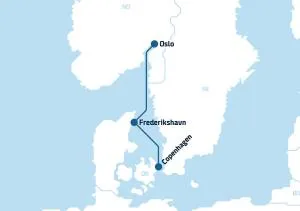 DFDS Ferry - Copenhagen to Oslo - Hellerup