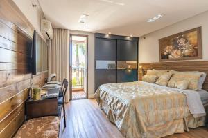 Flat no Life com espetacular vista do lago