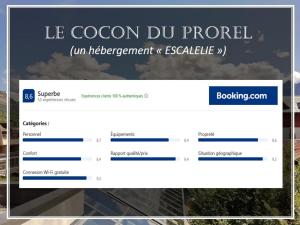 Appartements Le cocon du prorel : photos des chambres