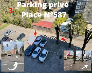 Appartements Le petit Manhattan - Appartement prive de 45 m2 - 2 a 4 personnes - Parking prive : photos des chambres