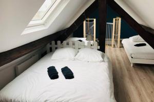 Appartements LA HOUPPA, renove, Trouville-sur-Mer, quartier Bonsecours : photos des chambres