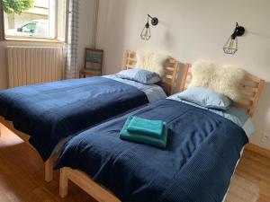 B&B / Chambres d'hotes Les Vergers de Freya : Chambre Lits Jumeaux avec Toilettes Communes