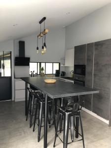 Maisons de vacances Maison moderne avec jardin a 750m de la mer : photos des chambres