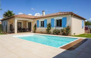 Stunning Home In Puisserguier With Wifi, Private Swimming Pool And Outdoor Swimming Pool