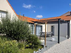 Maisons de vacances Maison moderne avec jardin a 750m de la mer : photos des chambres