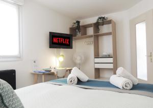 Appartements Appart'AZUR Haguenau - Proche Gare au calme - Wifi - Lit confort - Parking facile et gratuit : photos des chambres