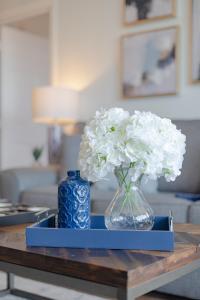 Top floor condo with view of lake, pool and fireworks! Next to Convention Center!