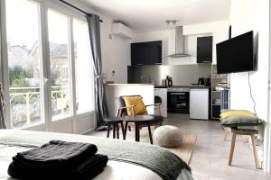 Appartements Mon Appart Hotel - Superbe Studio avec Parking Gratuit : photos des chambres