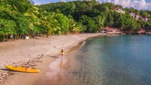 Anse Cochon, Anse La Raye, Saint Lucia, Caribbean.