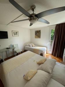 Hotels Hotel Cote Sud Leman : Chambre Triple (1 Lit Double et 1 Lit Simple)