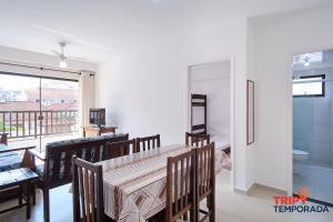 Apartamento com ar condicionado à 100 metros da praia - Edifício Ibiza