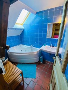 B&B / Chambres d'hotes Ferme de Montecouvez : Chambre Double avec Baignoire Spa - Non remboursable