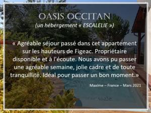 Maisons de vacances L'oasis Occitan : photos des chambres