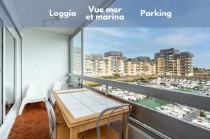Appartements Appartement vue mer et marina, Loggia - Parking : photos des chambres
