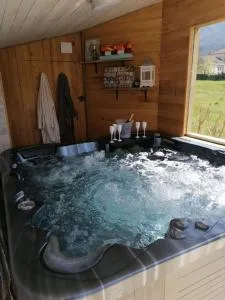 Chambre avec jacuzzi privatif "le pêcher" - Espenel