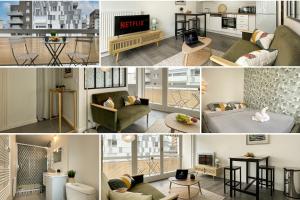 Appartements HOMEY BOTANIA - New - Appartement en hyper-centre - Cosy - Moderne - Netflix et Wifi inclus - Situe a 150m de la Gare : photos des chambres