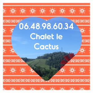 Chalet Le Cactus avec sauna privatif