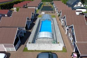 Holiday complex with the pool and volleyball in Miedzyzdroje