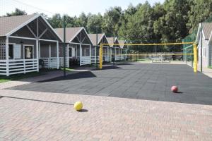 Holiday complex with the pool and volleyball in Miedzyzdroje