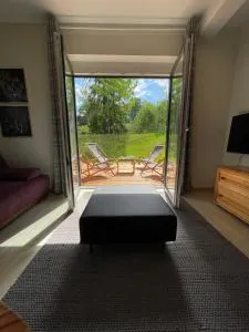 Apartament Zakopane Willa Hrube parter z tarasem i kominkiem - Hrube