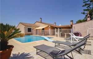 Three-Bedroom Holiday Home  room in Awesome home in Borgo w/ WiFi Outdoor swimming pool and 3 Bedrooms