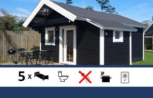 Holiday Home with Private Toilet room in Tornby Strand Camping Cottages