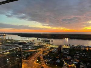 34 floor at the top of the Baltic