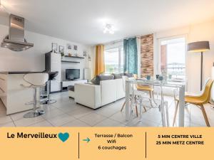 Appartements Le Merveilleux - Proche Thionville, Metz, Luxembourg : Appartement 2 Chambres