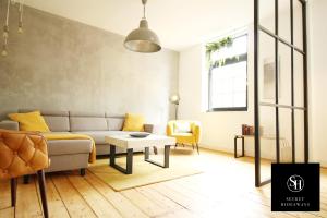 zentrales NewYork-Designapartment mit 2 Betten nahe Messe l Flughafen