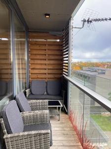 DAUKANTO 10 TWO-ROOM APARTMENT with a view the old town on the 7th floor