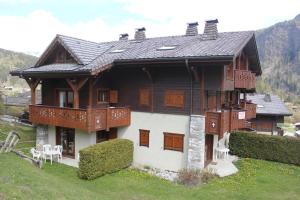 Appartements Appartement d'une chambre a Les Houches a 30 m des pistes avec piscine partagee et jardin amenage : photos des chambres