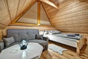 Domek drewniany luxury cottage Dabrowa