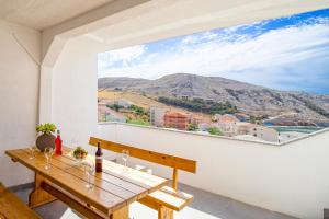 Toncica Sunny terrace with seaview and shaded BBQ area