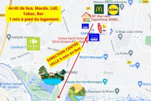 Maisons de vacances 4 Ch - 10 pers - Grande Maison - Parking - Jardin - BBQ : photos des chambres