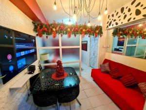 The Red Keep Condotel Tagaytay Cityland Prime Residences with 55in 4k TV & Netflix