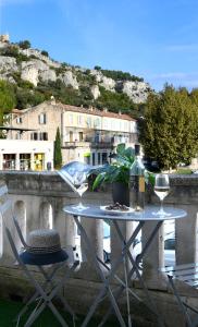 Hotels The Originals Boutique, Hotel du Parc, Cavaillon (Inter-Hotel) : Chambre Double avec Balcon